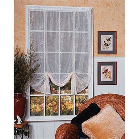 HERITAGE LACE Heritage Lace 8220E-4263DS 42 x 63 in. Sheer Divine Drape Shade; Ecru 8220E-4263DS